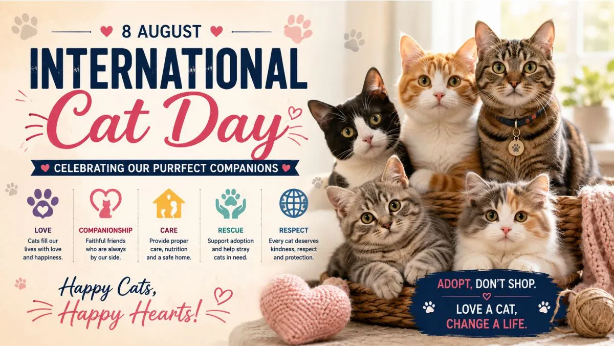 International Cat Day – 8 August: Celebrating Our Beloved Feline Friends
