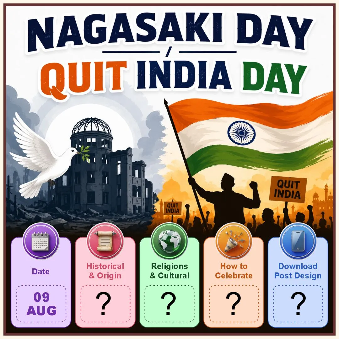 Nagasaki Day / Quit India Day
