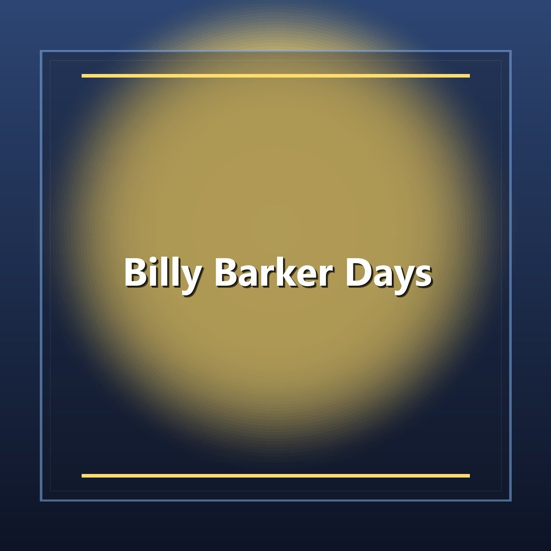 Billy Barker Days