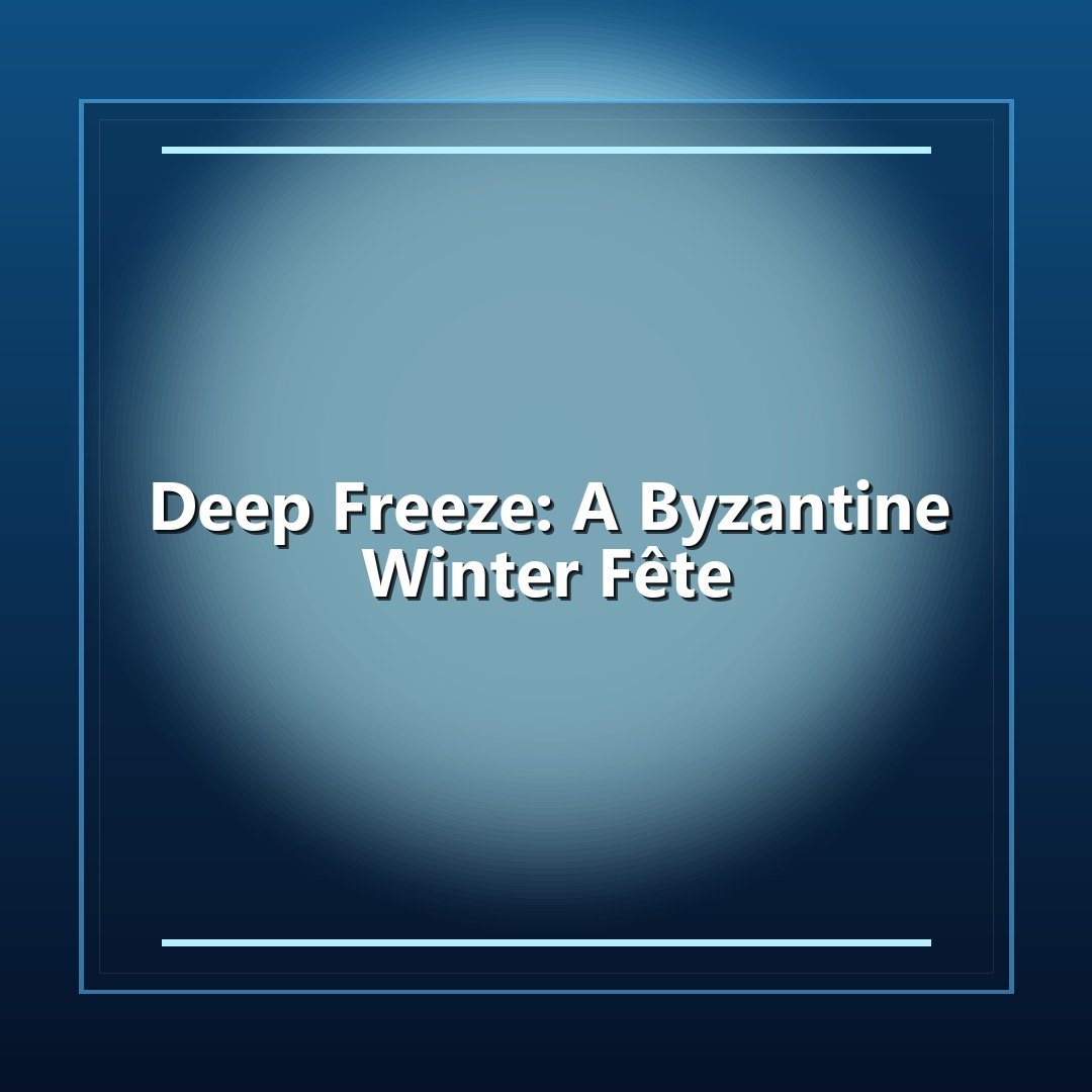 Deep Freeze: A Byzantine Winter Fête