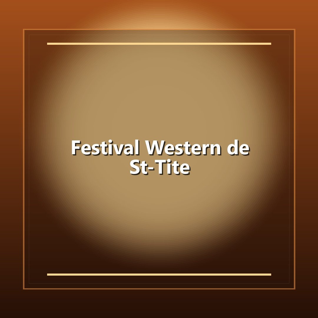 Festival Western de St-Tite