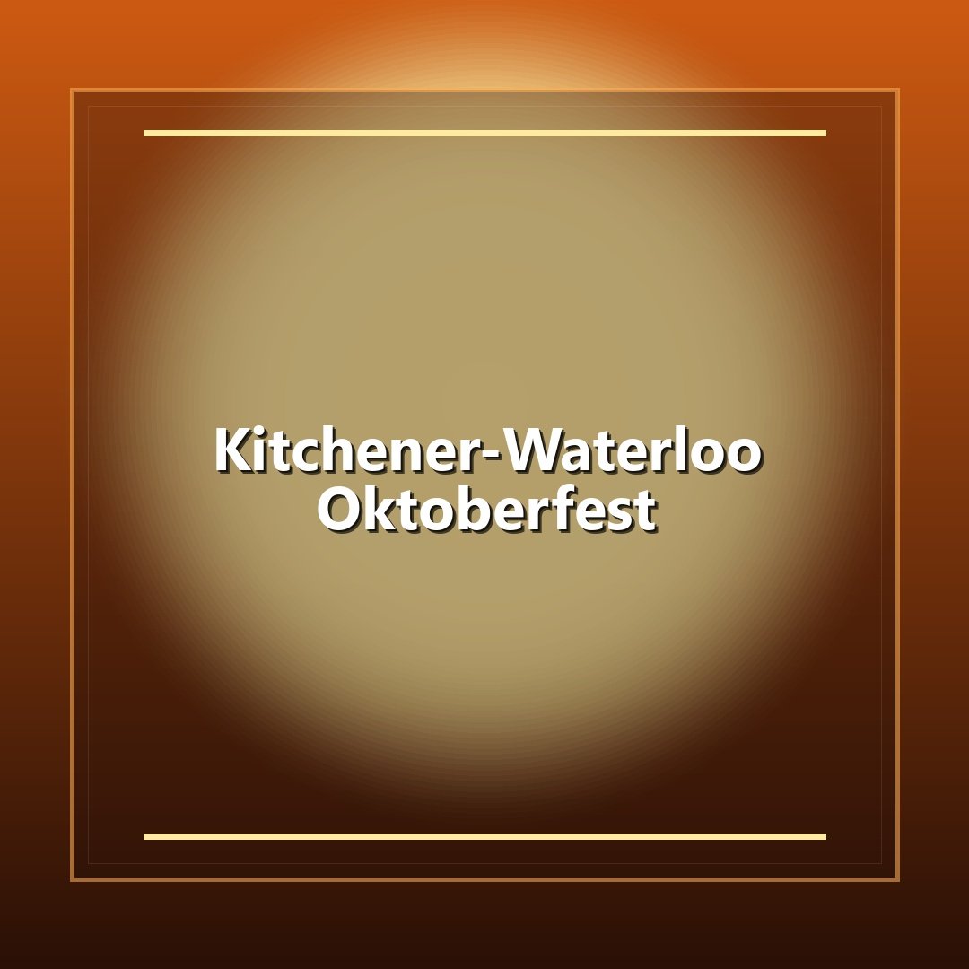 Kitchener-Waterloo Oktoberfest