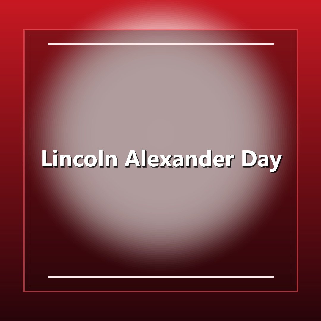 Lincoln Alexander Day